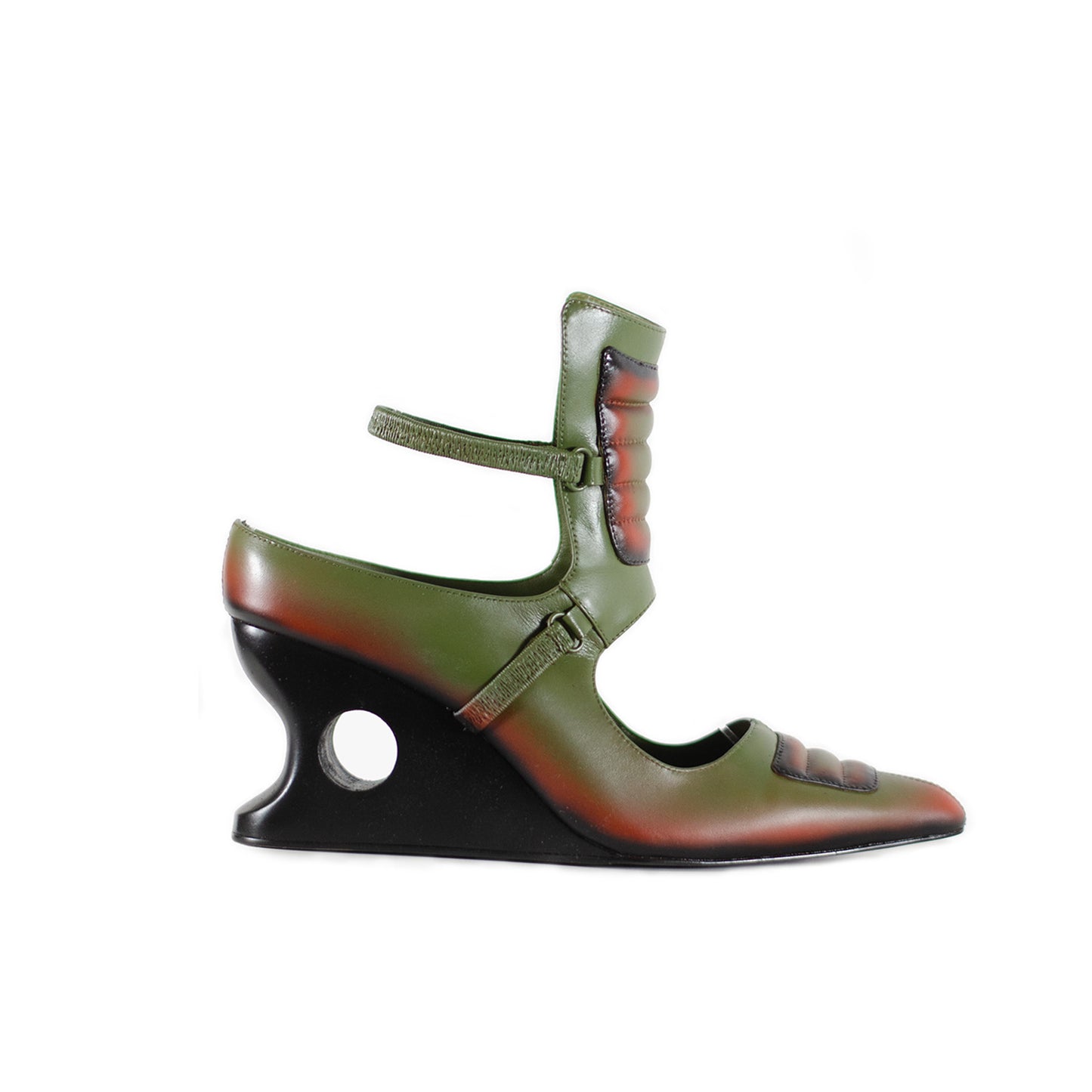 Burnt Leaf Moto Wedge
