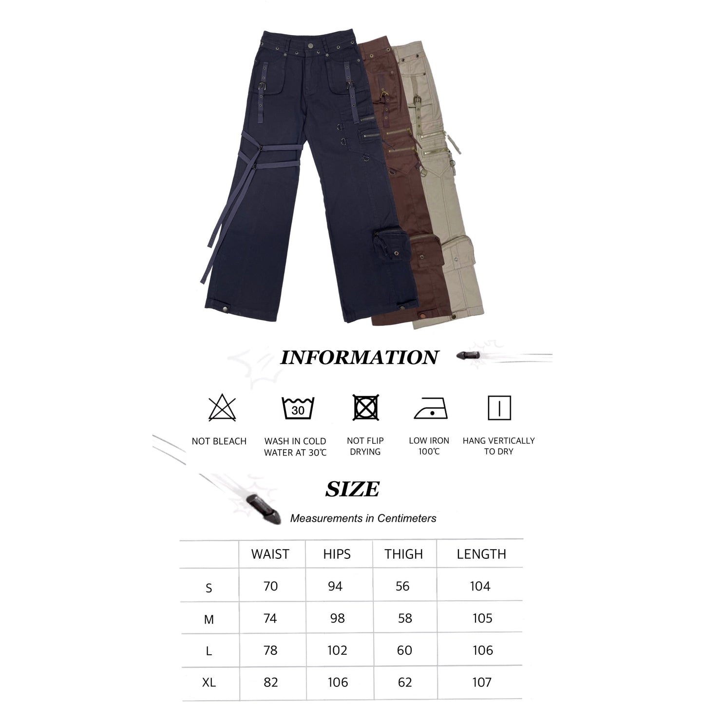 Beige Cargo Pants