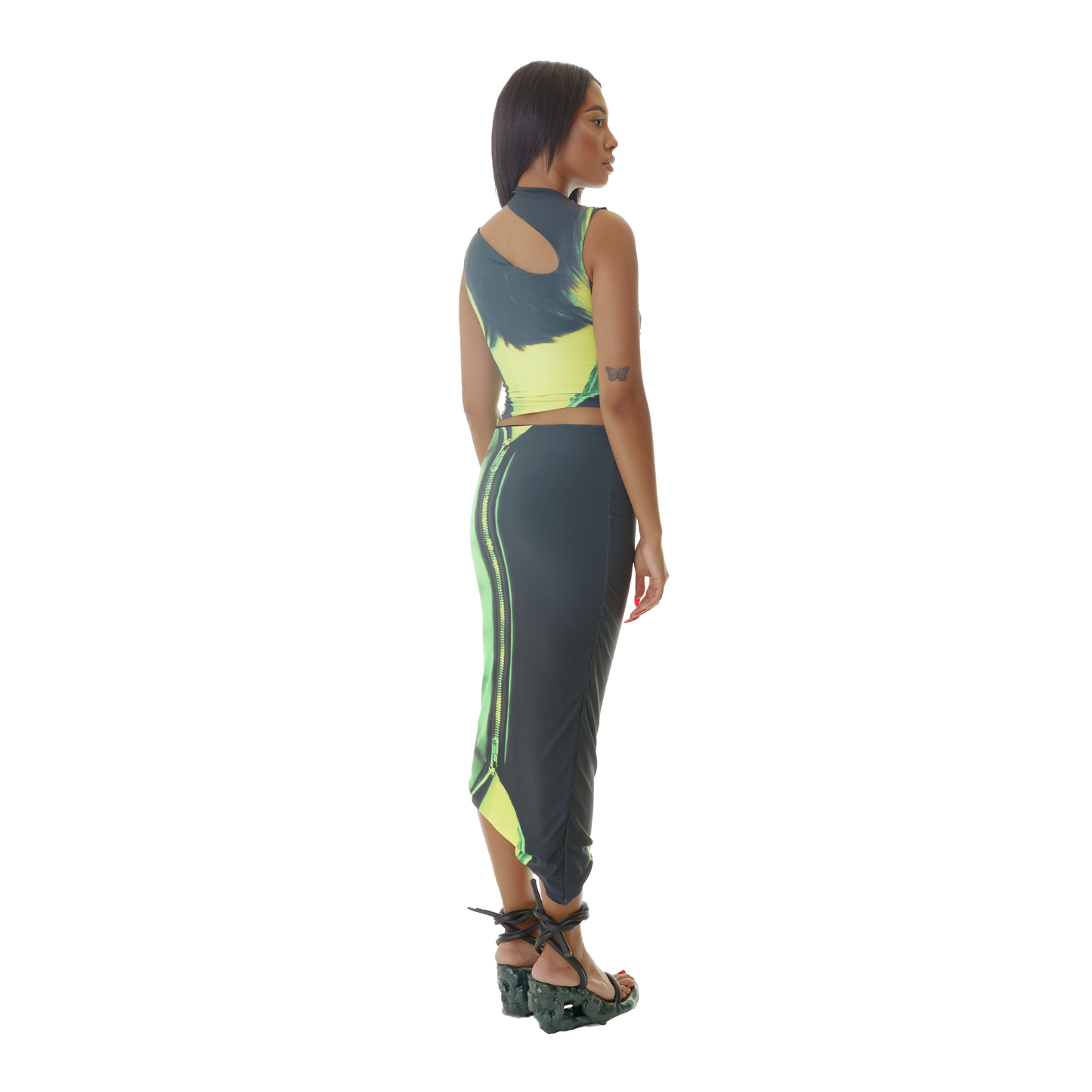 Green Jersey Zip